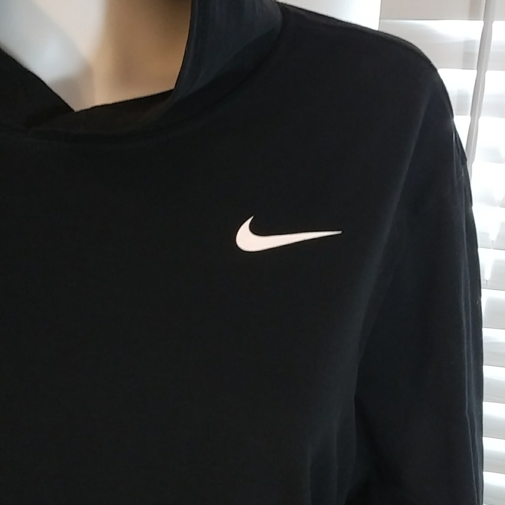 Nike Viking Basketball Size L-G Women's Black Hooded Long Sleeves Sweatshirt. - Picture 7 of 11